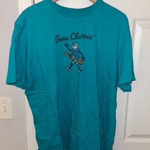 Life is good Dad golf t shirt